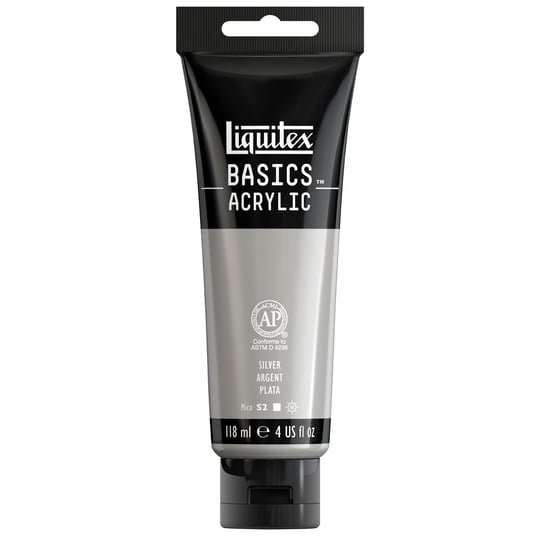 LIQUITEX BASICS AKRILIK BOYA 118ML N:236 SILVER - Seçenekler: 1 stück (1er Pack), Akrilik boya - 118 ml tüp...