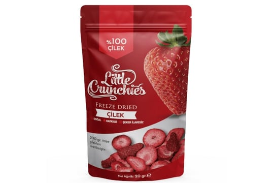 Little Crunchies Freeze Dried Çilek - Dondurularak Kurutulmuş - 20 Gr.
