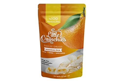 Little Crunchies Freeze Dried Mandalina - Dondurularak Kurutulmuş - 20 Gr.