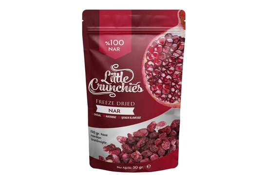 Little Crunchies Freeze Dried Nar - Dondurularak Kurutulmuş - 30 Gr.