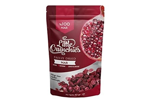 Little Crunchies Freeze Dried Nar - Dondurularak Kurutulmuş - 30 Gr.