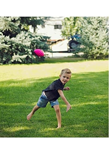 LMC Products Yumuşak vinil köpük 12,7 cm futbol – 4lü paket – sarı, turuncu, yeşil, pembe.