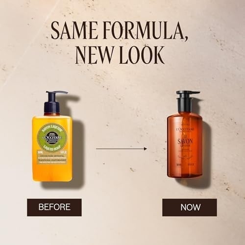 LOCCITANE Shea Butter Liquid Hand Soap Enriched with Organic Verbena 16.90 fl oz