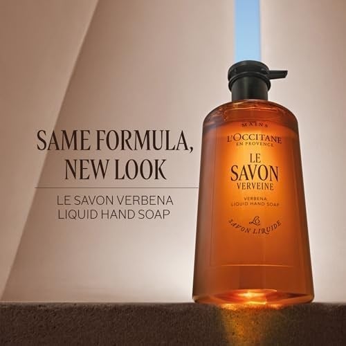 LOCCITANE Shea Butter Liquid Hand Soap Enriched with Organic Verbena 16.90 fl oz