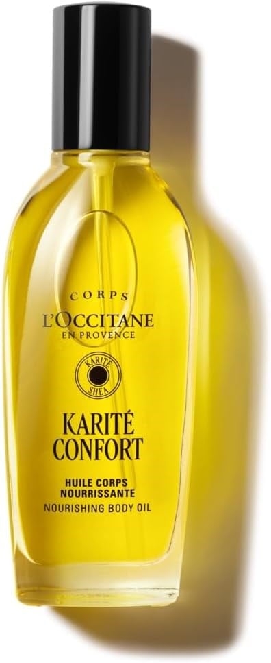 LOccitane Shea Vücut Bakım Yağı, Shea ve Hint Yağı İçeren Besleyici, 100 ml