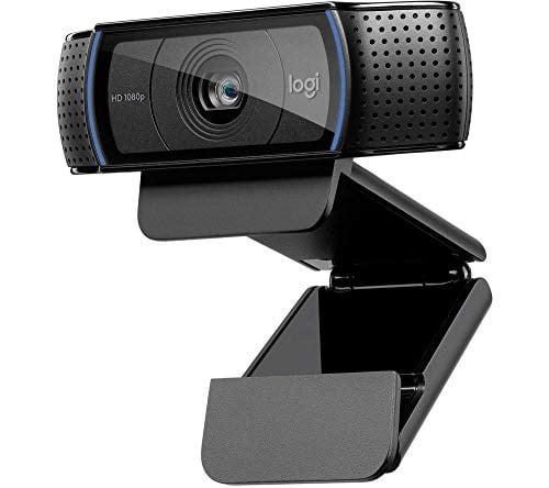 Logitech C920 HD Pro Webcam (USB, otomatik odaklama, mikrofon) siyah