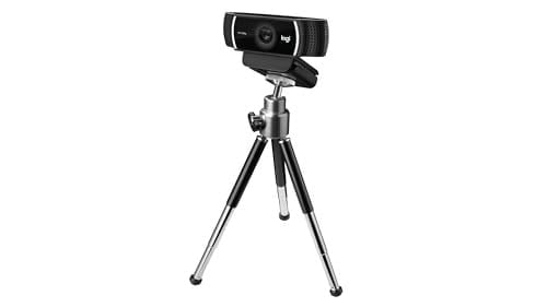 Logitech C922 PRO HD Web Kamerası, 1080p/30 FPS Çözünürlük, RightLight 2 ile Otomatik Işık Düzeltme, Çift Gürültü Önleyici Mikrofon, Premium XSplit Lisanslı, Siyah