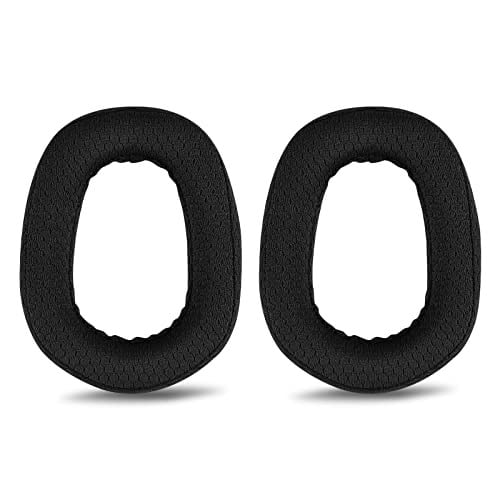 Logitech G435 Bluetooth Kablosuz Oyun Kulaklıkları Kulak Yastıkları, Kulaklık Kulaklıkları için Yedek Kulak Pedleri (Mesh Kumaş/Siyah)