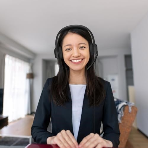 Logitech H390 Kablolu Kulak Üstü Mikrofonlu Kulaklık, Dijital Stereo Ses, Katlanabilir Gürültü Önleyici Mikrofon, Kablo Üzeri Denetimler, Siyah