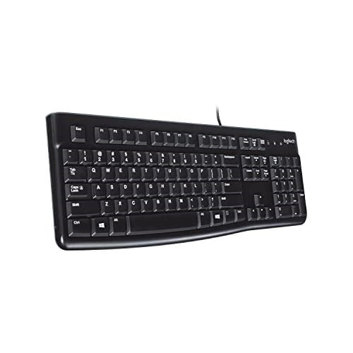 Logitech K120 USB Kablolu Klavye, Sayısal Tuş Takımına Sahip, Sıvı Dökülmelerine Dayanıklı, Türkçe Q Klavye, Siyah