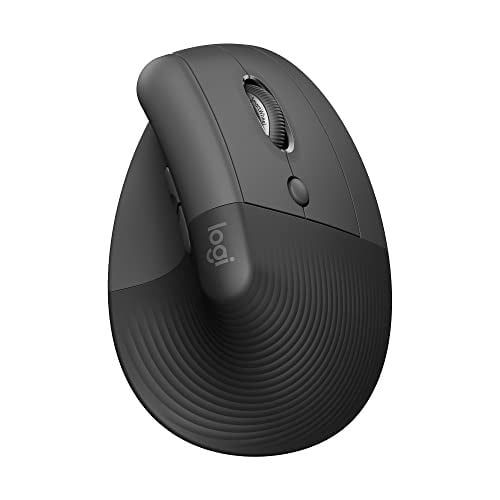 Logitech Lift Kablosuz Ergonomik Dikey Mouse, 57° Dikey Açı, 4000 DPI, Sessiz, Küçük ve Orta Eller İçin, Bluetooth, Logi Bolt USB Alıcı, 24 Ay Pil Ömrü, Siyah