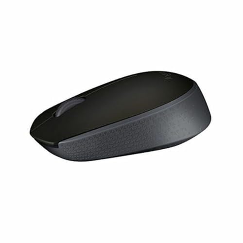 Logitech M171 Kablosuz Mouse, PC, Mac, Dizüstü Bilgisayar için, 2,4 GHz, USB Mini Alıcılı, Optik İzleme, 12 Aylık Pil Ömrü, Sağ ve Sol Elle Kullanıma Uygun, Siyah