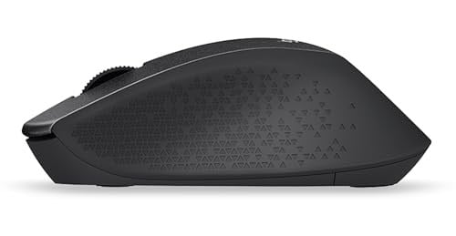 Logitech M330 Sessiz Kablosuz Mouse, Sağ Elle Kullanıma Uygun, 10 m Kullanım Mesafesi, 1.000 DPI Yüksek Hassasiyetli Optik İzleme, 18 Ay Pil Ömrü, Siyah