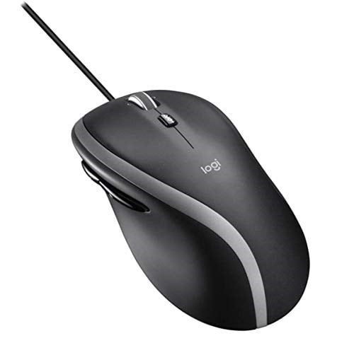 Logitech M500S Gelişmiş USB Kablolu Mouse, 4000 DPI, Yüksek Hızlı Hassas Kaydırma, 7 Özelleştirilebilir Tuş, Sağ Elle Kullanıma Uygun, Siyah