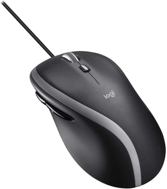 Logitech M500S Gelişmiş USB Kablolu Mouse, 4000 DPI, Yüksek Hızlı Hassas Kaydırma, 7 Özelleştirilebilir Tuş, Sağ Elle Kullanıma Uygun, Siyah