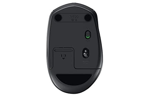 Logitech M705 Marathon Kablosuz Mouse, 1.000 DPI Optik İzleme, Unifying Alıcı, Yüksek Hızlı Kaydırma, 3 Yıl Pil Ömrü, 10 m Kullanım Mesafesi, Siyah