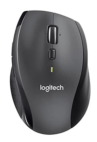 Logitech M705 Marathon Kablosuz Mouse, 1.000 DPI Optik İzleme, Unifying Alıcı, Yüksek Hızlı Kaydırma, 3 Yıl Pil Ömrü, 10 m Kullanım Mesafesi, Siyah