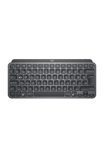 Logitech, Mx Keys Mini Minimalist Kablosuz Aydınlatmalı Klavye, Kompakt, Bluetooth, Performans, Çoklu Cihaz Özellikli, 5 Ay Pil Ömrü, Türkçe Q Klavye, 920-010504, Siyah