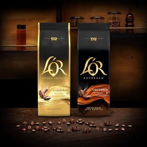 LOR Espresso Colombia Çekirdek Kahve 500gr x 4