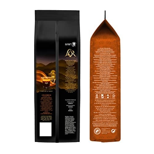 LOR Espresso Colombia Çekirdek Kahve,%100 Arabica, Zengin Lezzet, Yoğunluk 8, 500 Gram