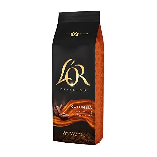 LOR Espresso Colombia Çekirdek Kahve,%100 Arabica, Zengin Lezzet, Yoğunluk 8, 500 Gram