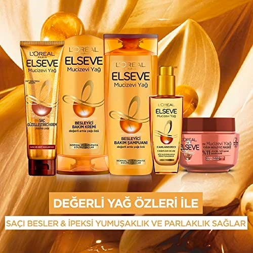 LOréal Paris Elseve Mucizevi Yağ Besleyici Maske (300 ml)