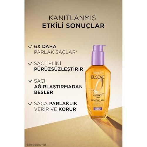 LOreal Paris Elseve Mucizevi Onarıcı Bakım Yağı 100 ml