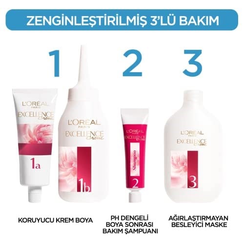 LOreal Paris Excellence Creme Saç Boyası - 01 Ultra Açık Doğal Sarı