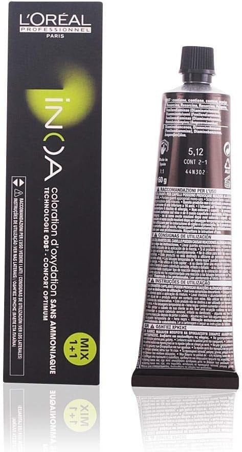 LOREAL PROFESSIONNEL PARIS İnoa Saç Boyası 5.12 Açık Kahve Küllü İrize 60 ml