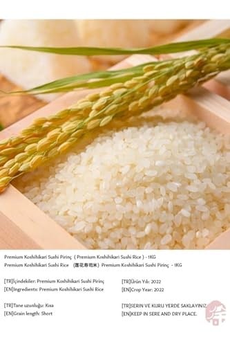 Lotus Sushi Pirinci 1 Kg, Sushi Rice