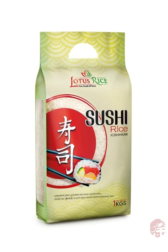 Lotus Sushi Pirinci 1 Kg, Sushi Rice