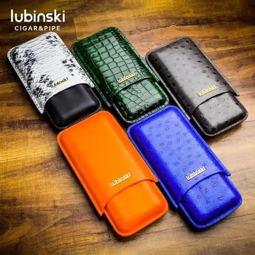 Lubinski Deri Puro Kılıfı Croco Mavi 3lü (60Ring)