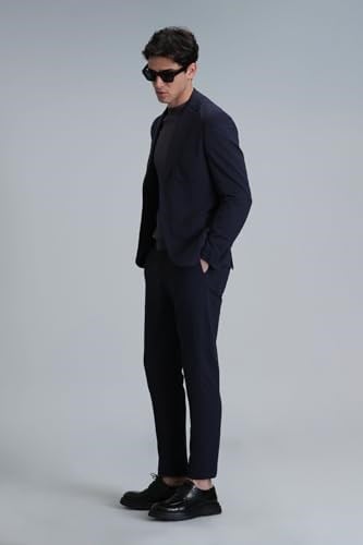 Lufian Erkek Asel Spor Slim Fit Blazer Ceket 111140167 Lacivert