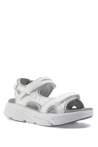 LUMBERJACK GENA 3FX BEYAZ COMFORT CASUAL ANATOMİK ÇIRTLI SPOR SANDALET BEYAZ 40