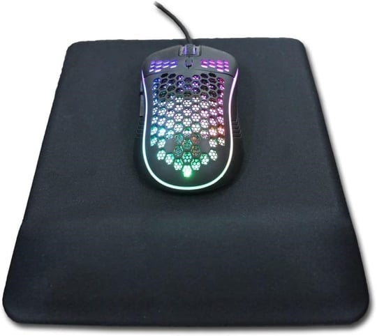 Lunatic Kare Siyah Bilek Destekli Mouse Pad Ergonomik Kaymaz Taban Oyun ve Ofis için Fare Altlığı Suya Tere Dayanıklı Mouse Pad (5 ADET)