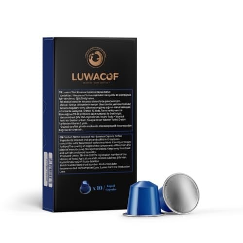 Luwacof Noir Essence Kapsül Kahve 10lu (Nespresso Uyumlu)