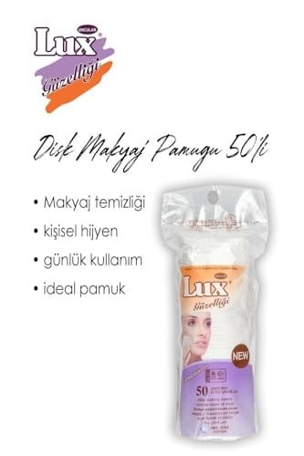 Lux 50li Disk Makyaj Pamuğu 7 AL 6 ÖDE ve ROSIE