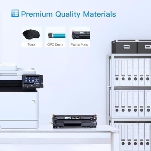 LxTek HP 85A CE285A için Uyumlu Toner Kartuşu Değiştirme Laserjet Pro M1132MFP M1217NFW M1212NF P1102W P1102 P1106 M1132 P1100 M1213NF M1136 M1210 M1212 (Siyah, 2li Paket) ile Uyumlu