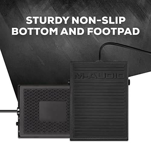 M-AUDIO SP-1 - Evrensel Sustain Pedalı, MIDI Klavyeler, Dijital Piyanolar, Elektrikli Piyanolar ve Daha Fazlası için