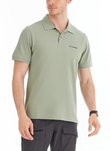 M Cascade Range Supima Erkek Polo T-Shirt - CS0214 Yeşil XXL