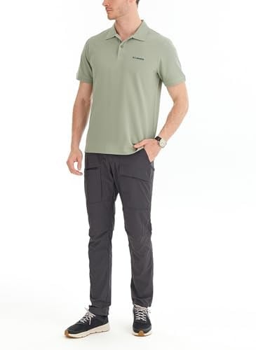 M Cascade Range Supima Erkek Polo T-Shirt - CS0214 Yeşil XXL