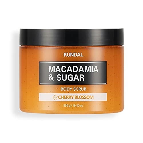 Macadamia Özlü Vücut Peelingi Kundal Macadamia & Sugar Body Scrub 550g (Cherry Blossom)