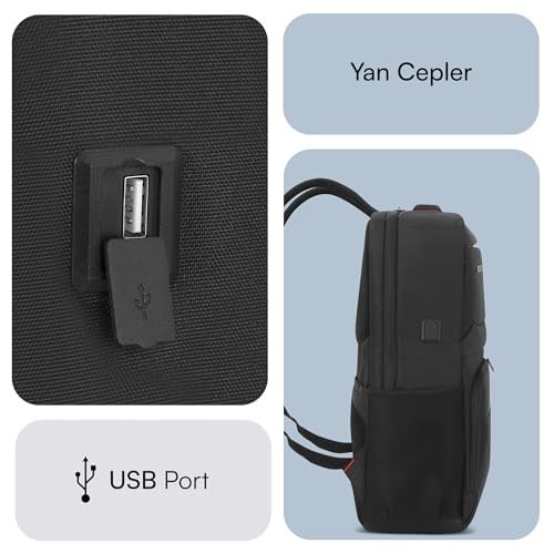 Mack Business X MCC-805 15.6 inç Laptop Sırt Çantası, Mackbook Sırt Çantası, USB Şarj Portlu Bilgisayar ve Notebook Çantası, Kadın Erkek Bilgisayar İş Çantası, Üniversite Okul Ç - Bedenler: 14.1, 15.6