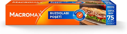 Macr Max Buzdolabı Poşeti Orta Boy 75 Adet