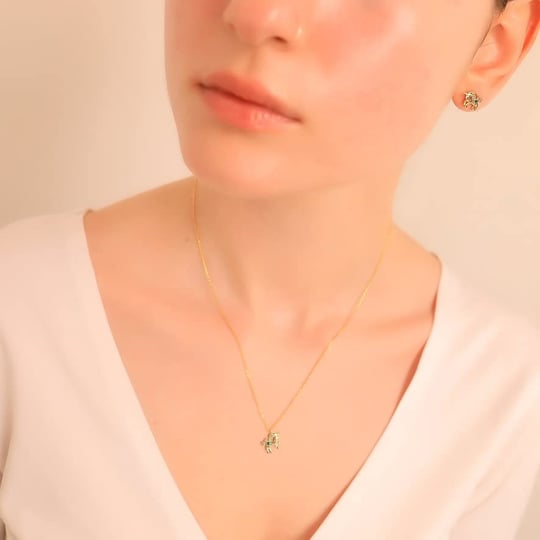 Madam Matmazel Minimal Unicorn Takı Set, 925 Ayar Gümüş, Renkli ZirkonTaşlı, Kadın, Genç, Kız