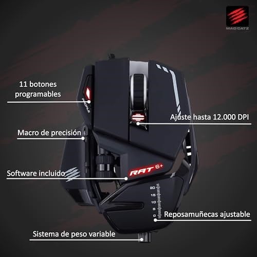 MadCatz R.A.T. 1+ Optik Oyuncu Faresi - Seçenekler: R.A.T. 6+., R.A.T. 8+