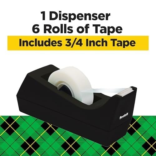 Magic Tape Value Pack W/dispenser, 3/4