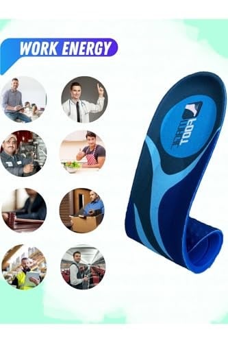 Magicfoot WorkEnergy İş Tabanlığı -Uzun Süreler Ayakta Çalışanlar İçin - High Memory Foam - Darbe Emici - Ortopedik Tabanlık (40-45)