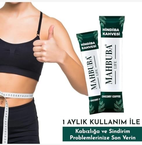 Mahbuba Hindiba Kahvesi Kilo Vermeye Yardımcı Diyet Kahvesi Zayıflama Detox Kahve 60x2gr 1 Aylık Kullanım