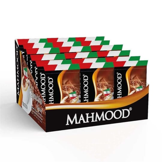 Mahmood Cappuccino Çikolata Parçacıklı (25 Gr x 20 Adet) - Seçenekler: 17.6 Ounce (Pack of 1), Kupa, Şekersiz Cappuccino
